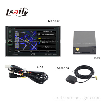 HD Android Navigator with Original Jvc DVD Player